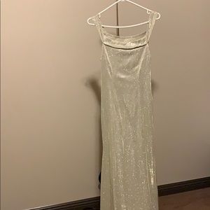 Silver sequence dress
